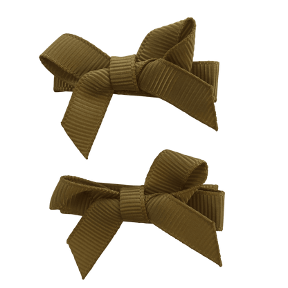 No Slip Bow Clips (2pc) - Ponytails and Fairytales