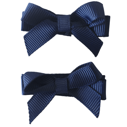 No Slip Bow Clips (2pc) - Ponytails and Fairytales