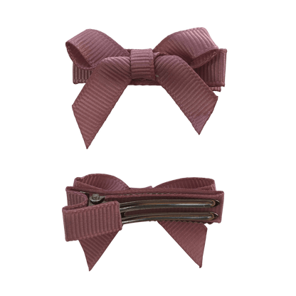 No Slip Bow Clips (2pc) - Ponytails and Fairytales