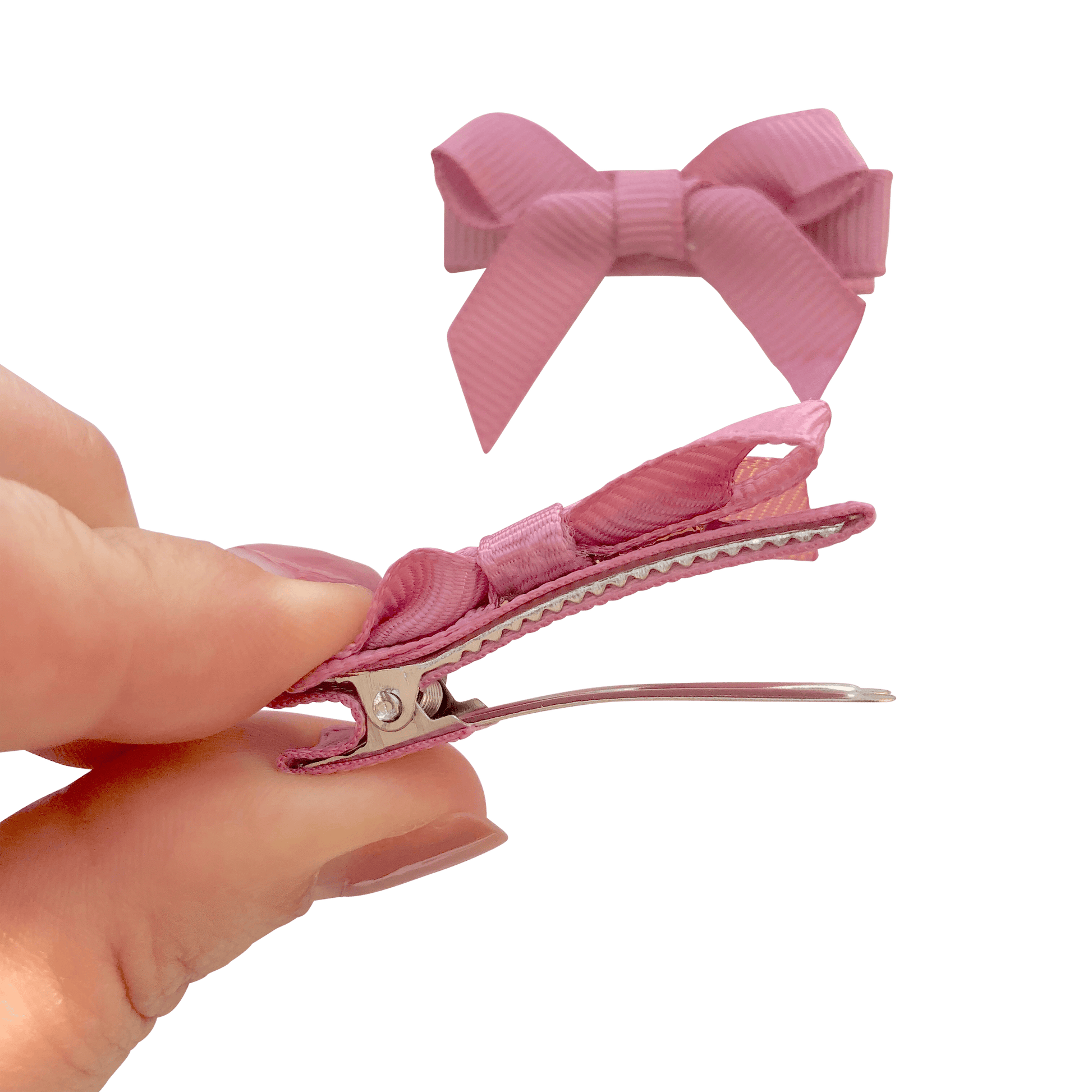No Slip Bow Clips (2pc) - Ponytails and Fairytales