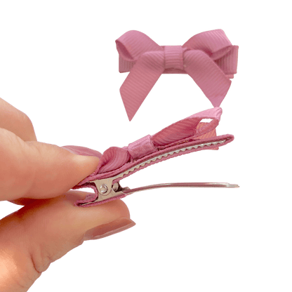 No Slip Bow Clips (2pc) - Ponytails and Fairytales
