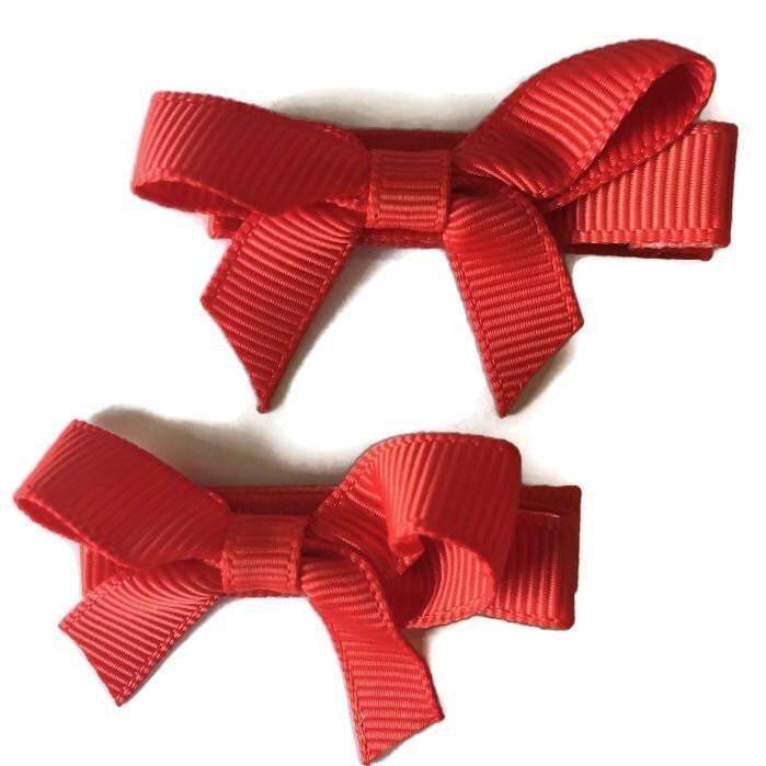 No Slip Bow Clips (2pc) - Ponytails and Fairytales