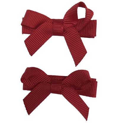 No Slip Bow Clips (2pc) - Ponytails and Fairytales