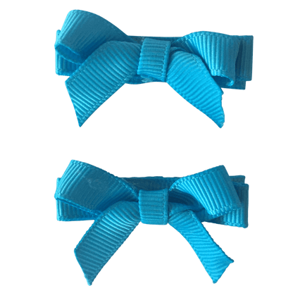 No Slip Bow Clips (2pc) - Ponytails and Fairytales
