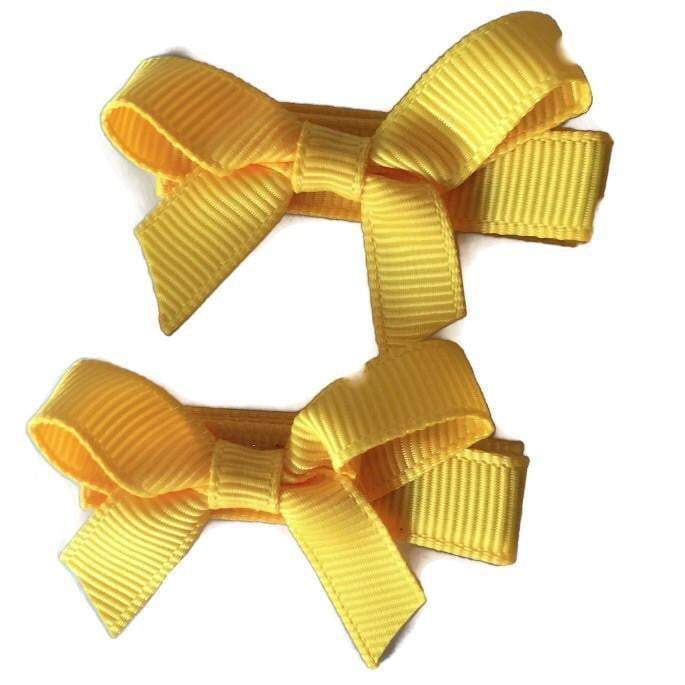 No Slip Bow Clips (2pc) - Ponytails and Fairytales