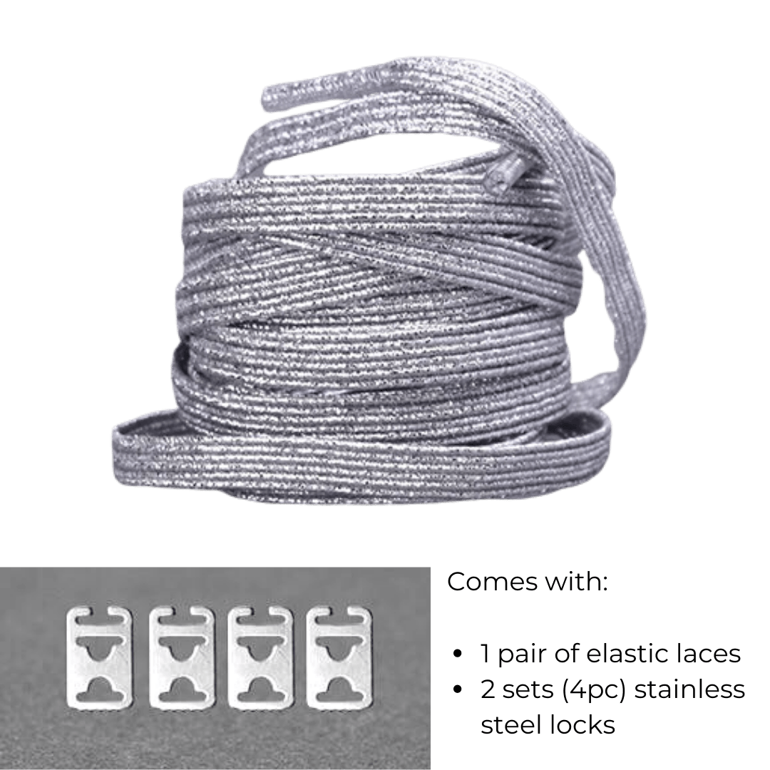 No Tie Elastic Shoelaces - Carnival and event - School Uniform Hair Accessories - Ponytails and Fairytales