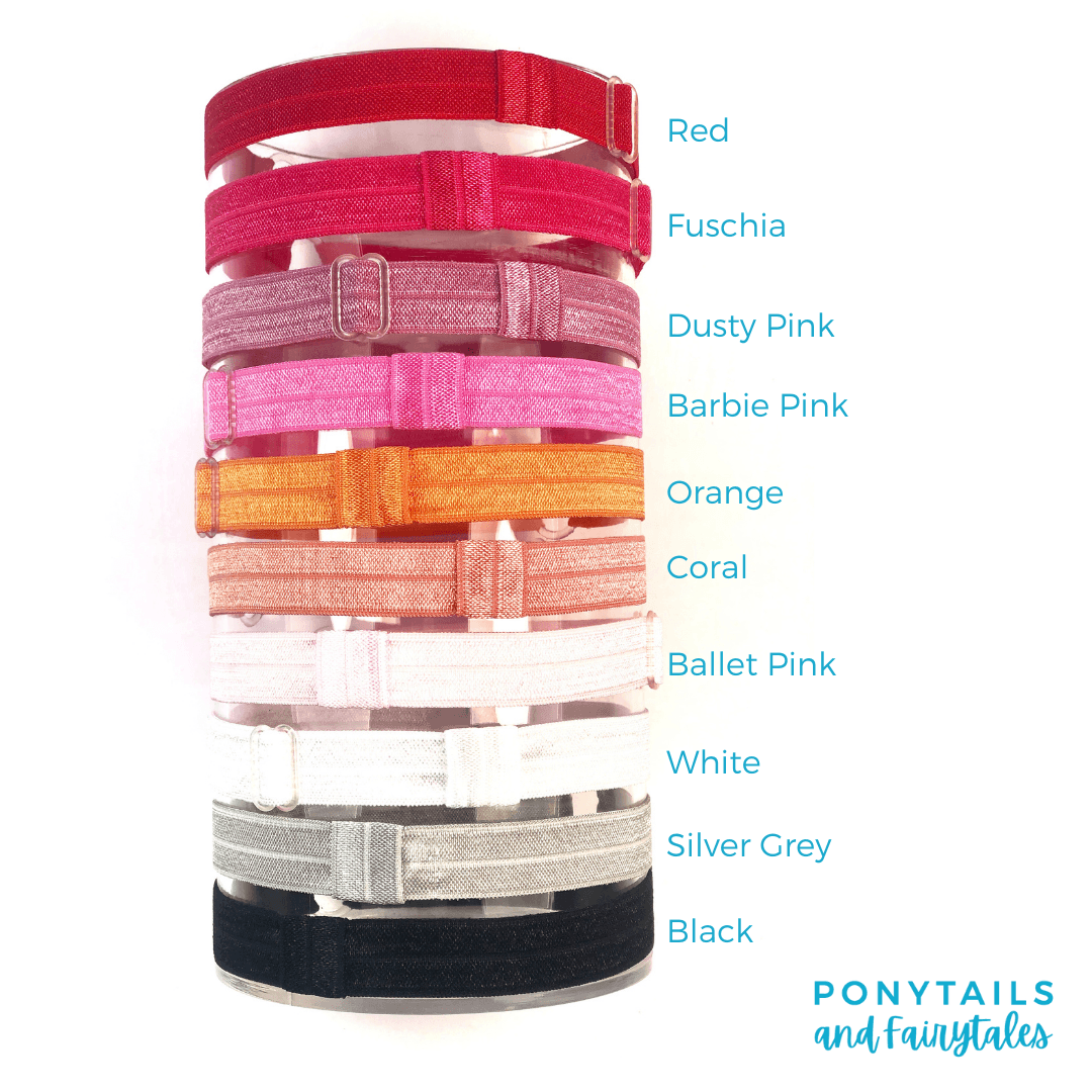 'One Size Fits All' Adjustable Elastic Headband - Ponytails and Fairytales