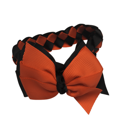 Orange & Black Hair Accessories - Assorted Hair Accessories - School Uniform Hair Accessories - Ponytails and Fairytales