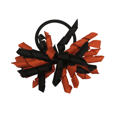 Orange & Black Hair Accessories - Assorted Hair Accessories - School Uniform Hair Accessories - Ponytails and Fairytales