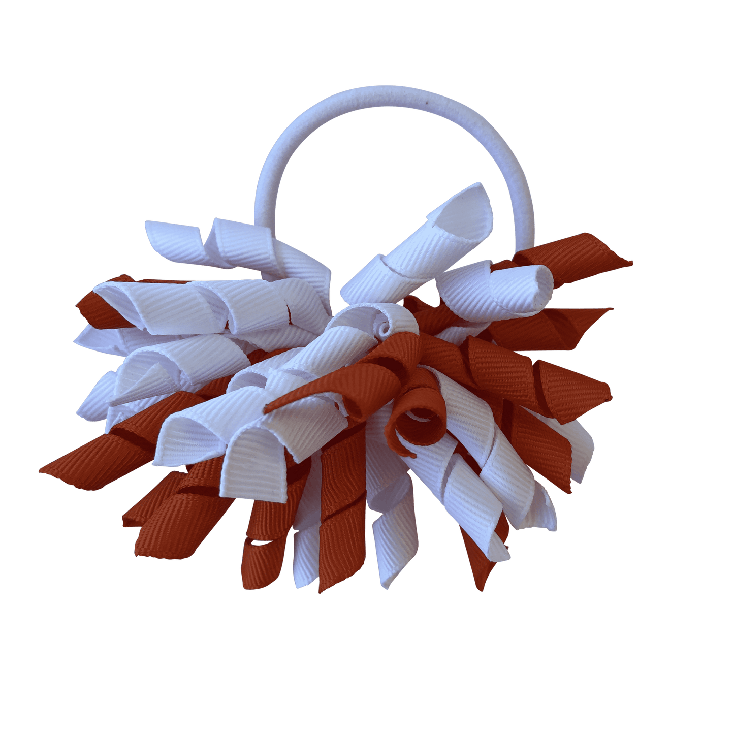 Orange & White Hair Accessories - Assorted Hair Accessories - School Uniform Hair Accessories - Ponytails and Fairytales