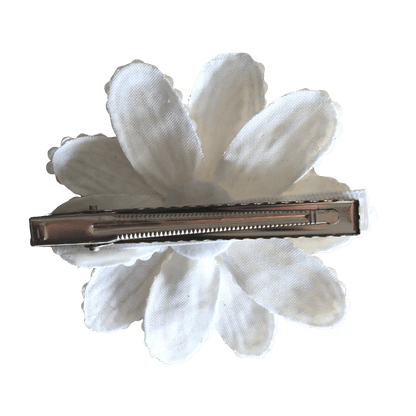 Pearl Embellished Flower Clip - Hair clips - School Uniform Hair Accessories - Ponytails and Fairytales