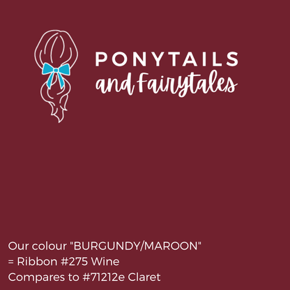 Ponytail Streamer - Hair clips - School Uniform Hair Accessories - Ponytails and Fairytales