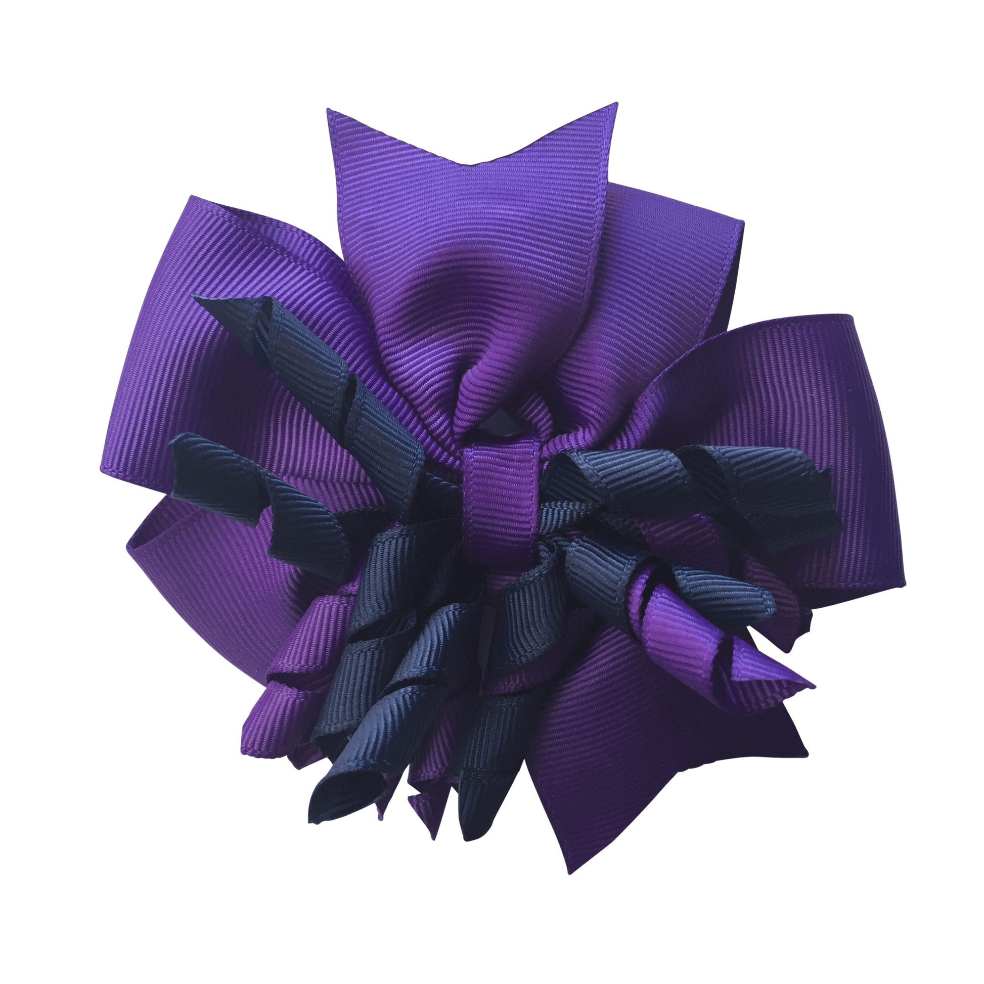 Purple & Navy Hair Accessories - Ponytails and Fairytales