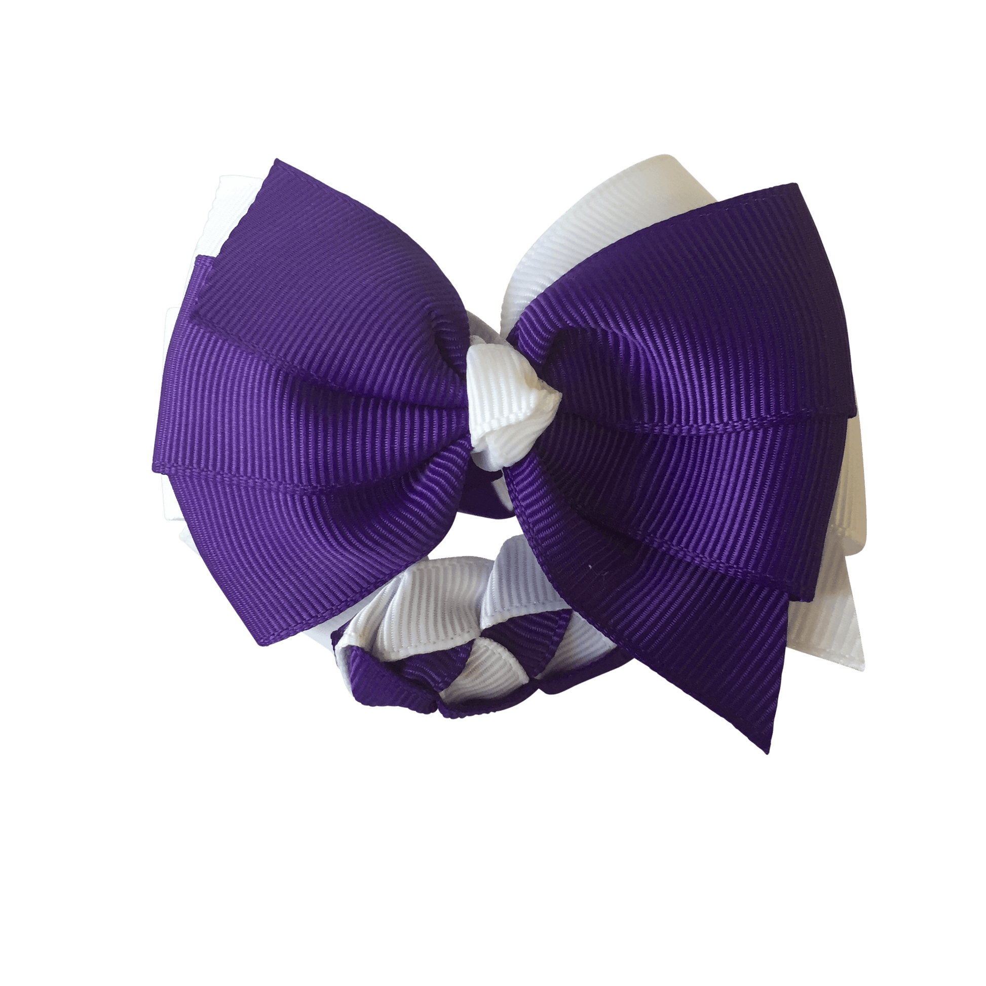 Purple & White Hair Accessories - Assorted Hair Accessories - School Uniform Hair Accessories - Ponytails and Fairytales