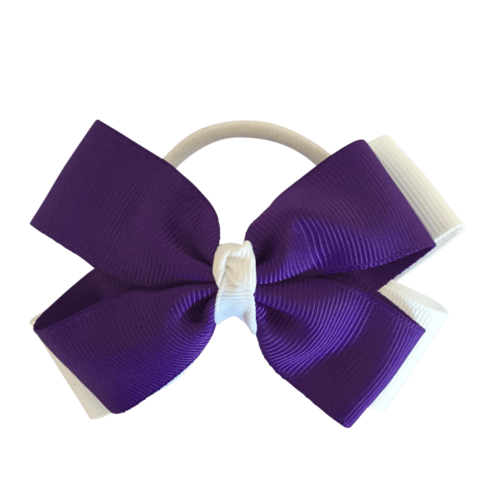 Purple & White Hair Accessories - Assorted Hair Accessories - School Uniform Hair Accessories - Ponytails and Fairytales