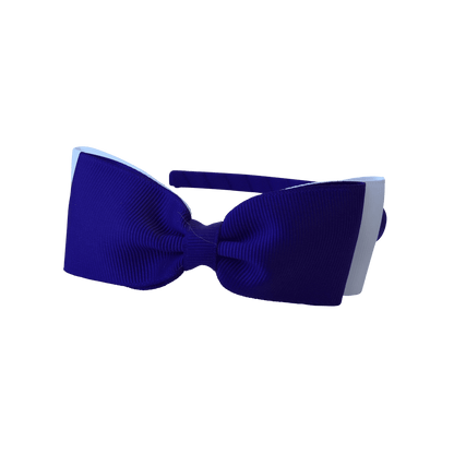Purple & White Hair Accessories - Assorted Hair Accessories - School Uniform Hair Accessories - Ponytails and Fairytales