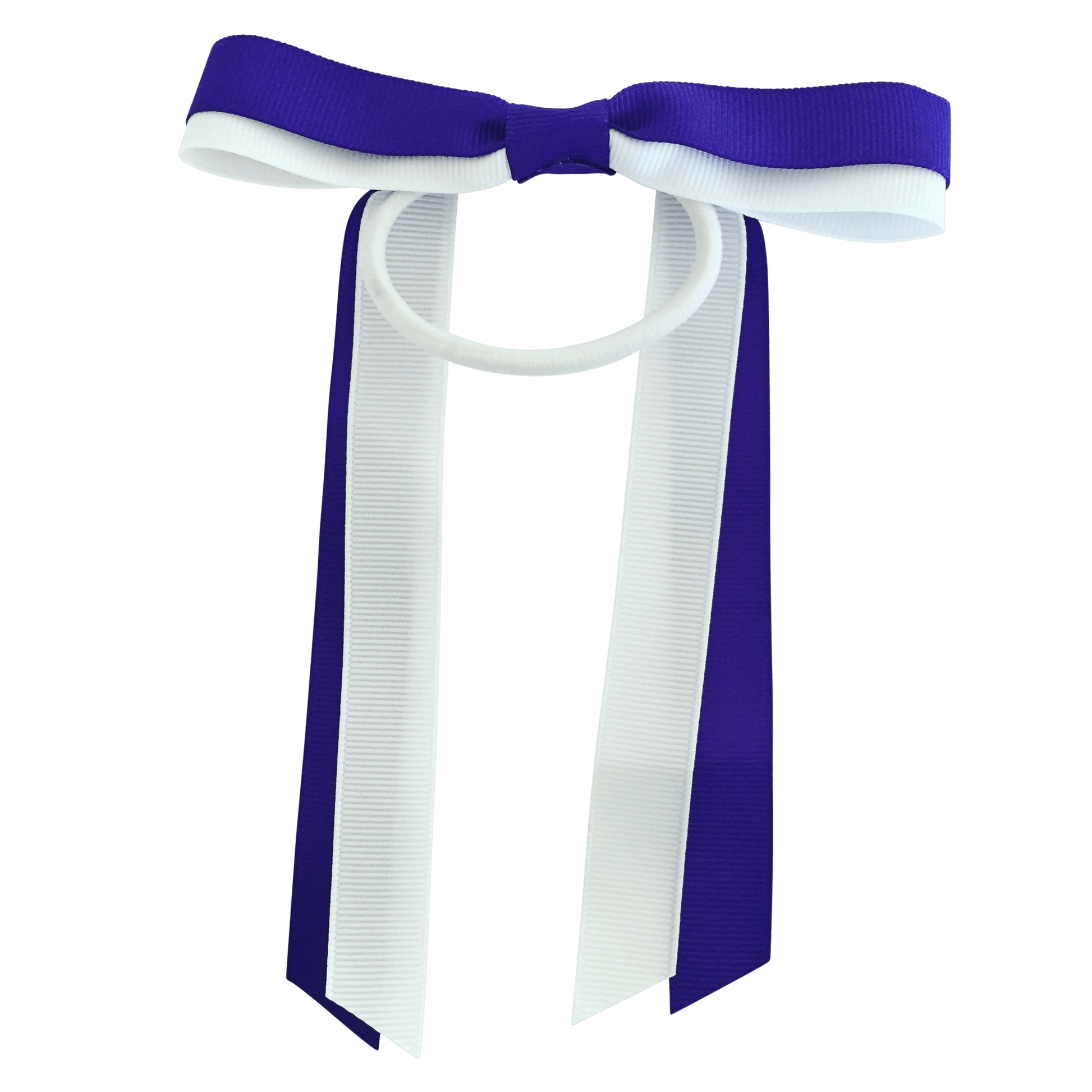 Purple & White Hair Accessories - Assorted Hair Accessories - School Uniform Hair Accessories - Ponytails and Fairytales