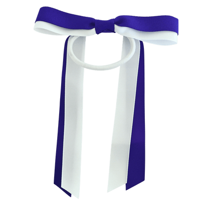 Purple & White Hair Accessories - Assorted Hair Accessories - School Uniform Hair Accessories - Ponytails and Fairytales