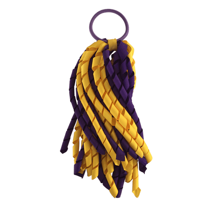 Purple & Yellow Hair Accessories - Ponytails and Fairytales