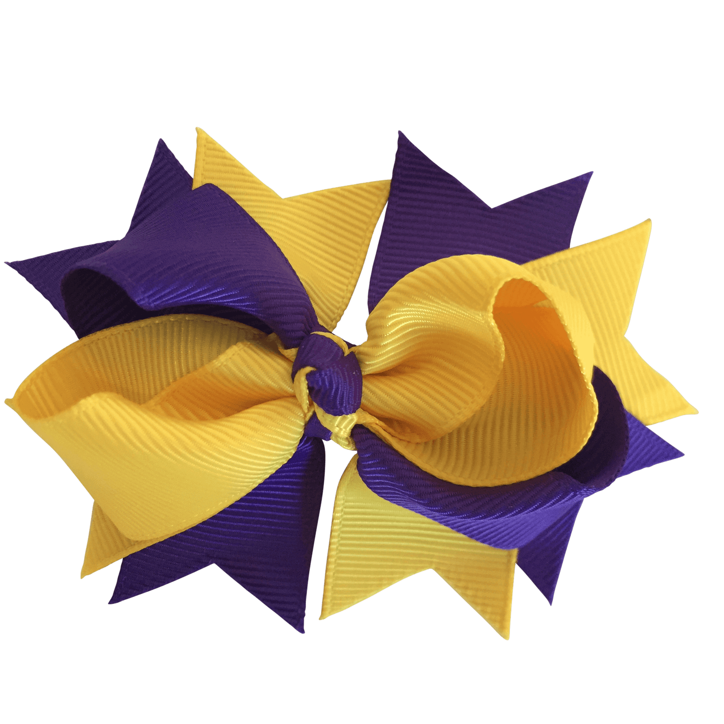 Purple & Yellow Hair Accessories - Ponytails and Fairytales