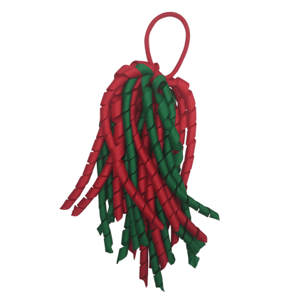 Red & Green Hair Accessories - Assorted Hair Accessories - School Uniform Hair Accessories - Ponytails and Fairytales