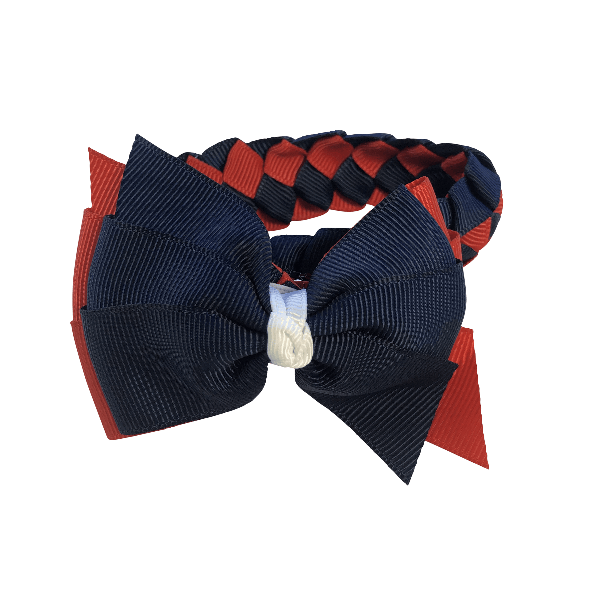 Red & Navy & White Hair Accessories - Assorted Hair Accessories - School Uniform Hair Accessories - Ponytails and Fairytales