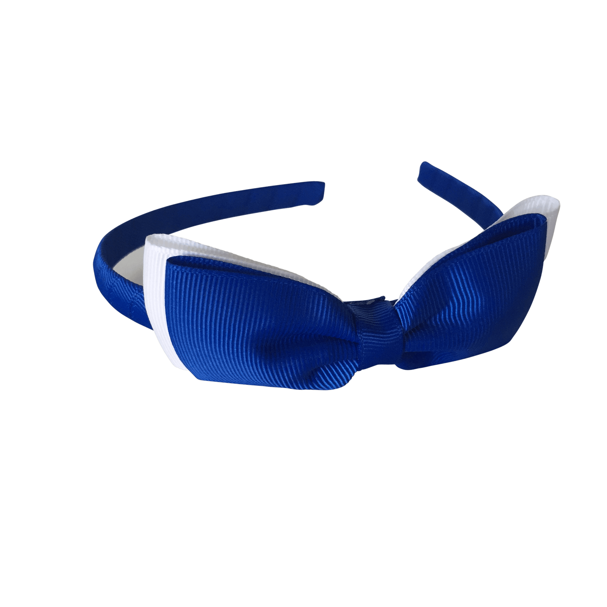 Royal Blue & White Hair Accessories - Ponytails and Fairytales