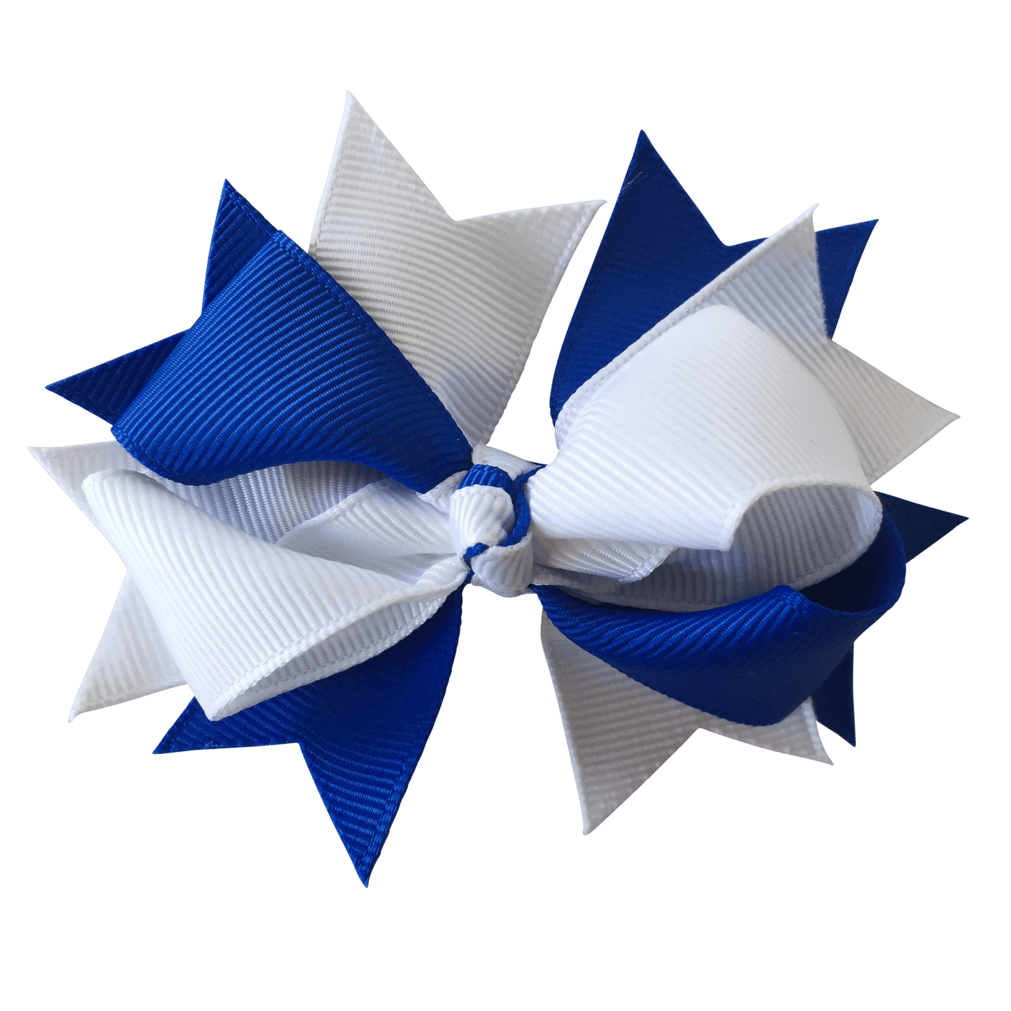 Royal Blue & White Hair Accessories - Ponytails and Fairytales