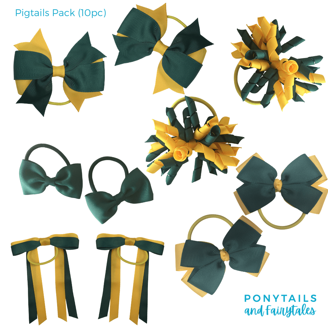 SAMPLE - Assorted Hair Accessories - School Uniform Hair Accessories - Ponytails and Fairytales