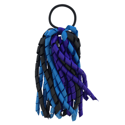 Sea Blue, Purple, & Black Hair Accessories - Assorted Hair Accessories - School Uniform Hair Accessories - Ponytails and Fairytales