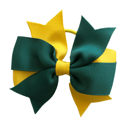 Swallowtail Bow Hair Tie (Thin Elastic) - hair ties - School Uniform Hair Accessories - Ponytails and Fairytales