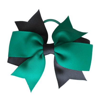 Swallowtail Bow Hair Tie (Thin Elastic) - hair ties - School Uniform Hair Accessories - Ponytails and Fairytales