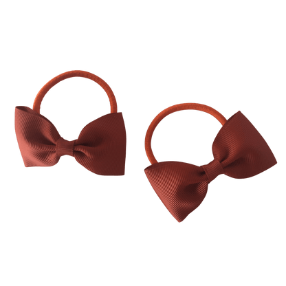 Terracotta / Burnt Orange Hair Accessories - Ponytails and Fairytales