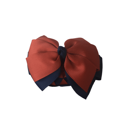 Terracotta & Navy Hair Accessories - Ponytails and Fairytales