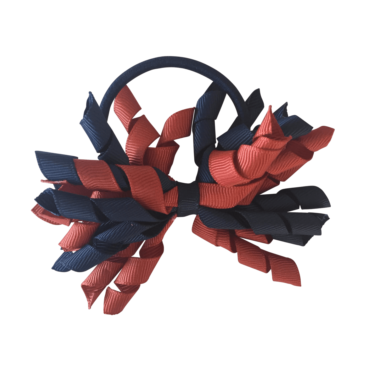 Terracotta & Navy Hair Accessories - Ponytails and Fairytales