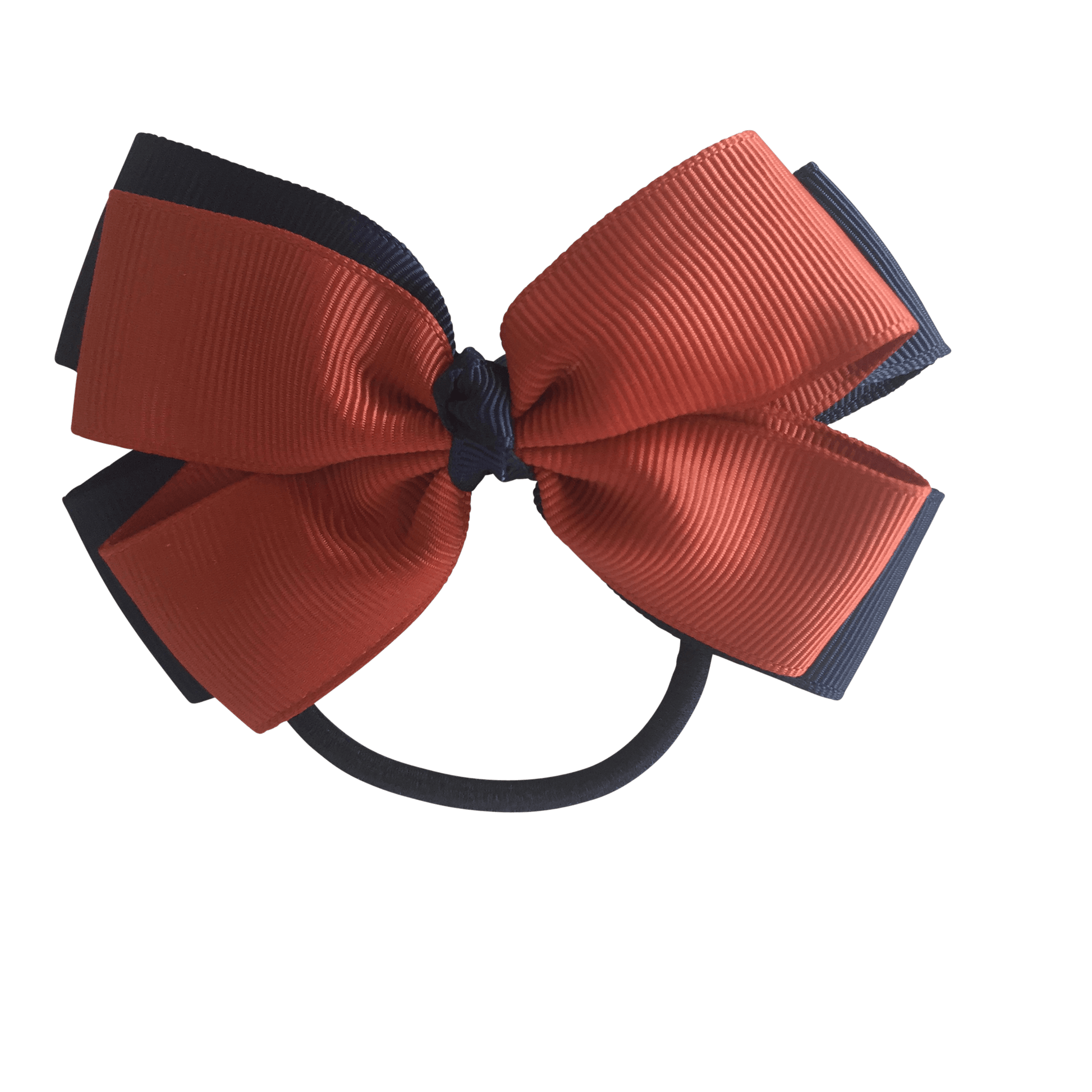 Terracotta & Navy Hair Accessories - Ponytails and Fairytales