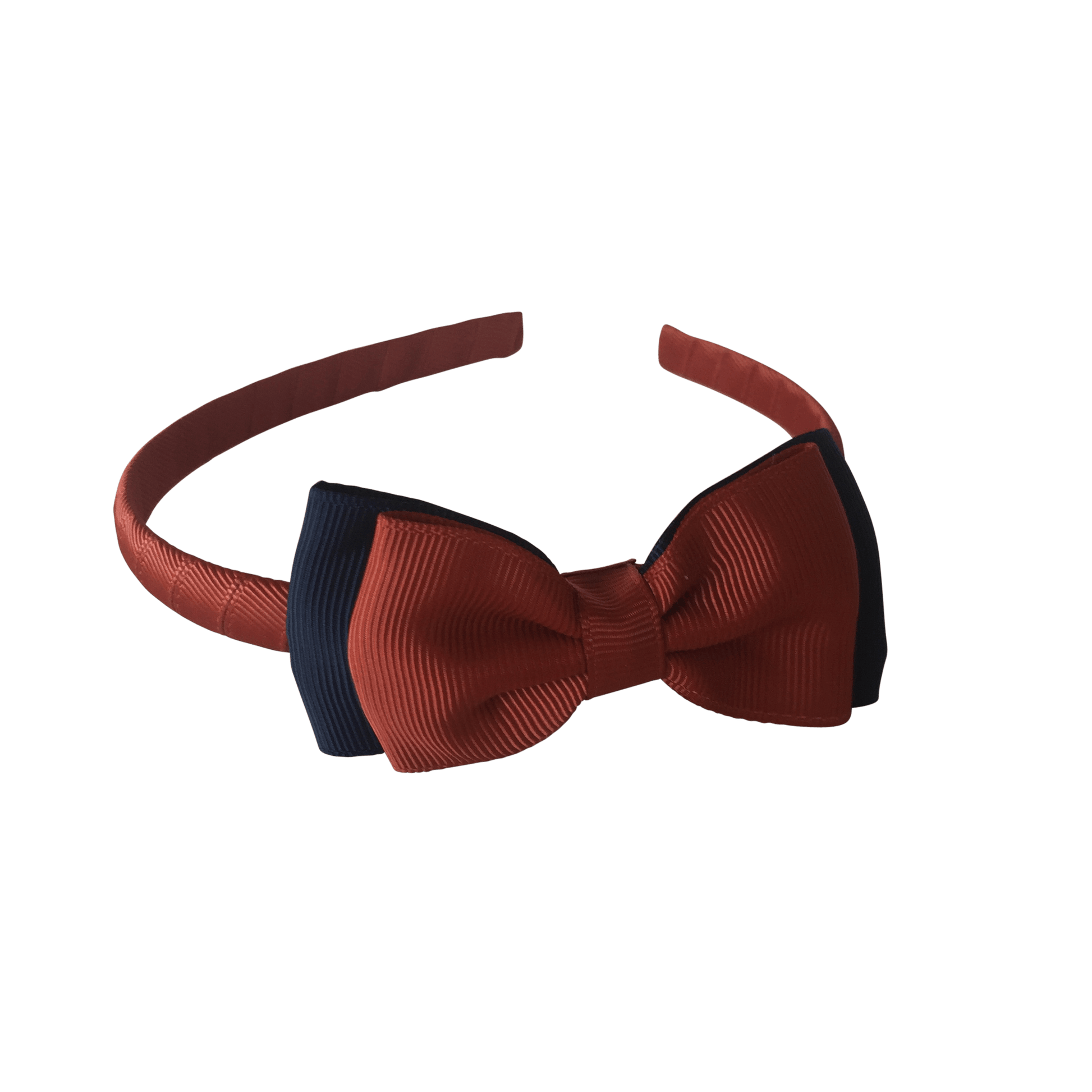 Terracotta & Navy Hair Accessories - Ponytails and Fairytales
