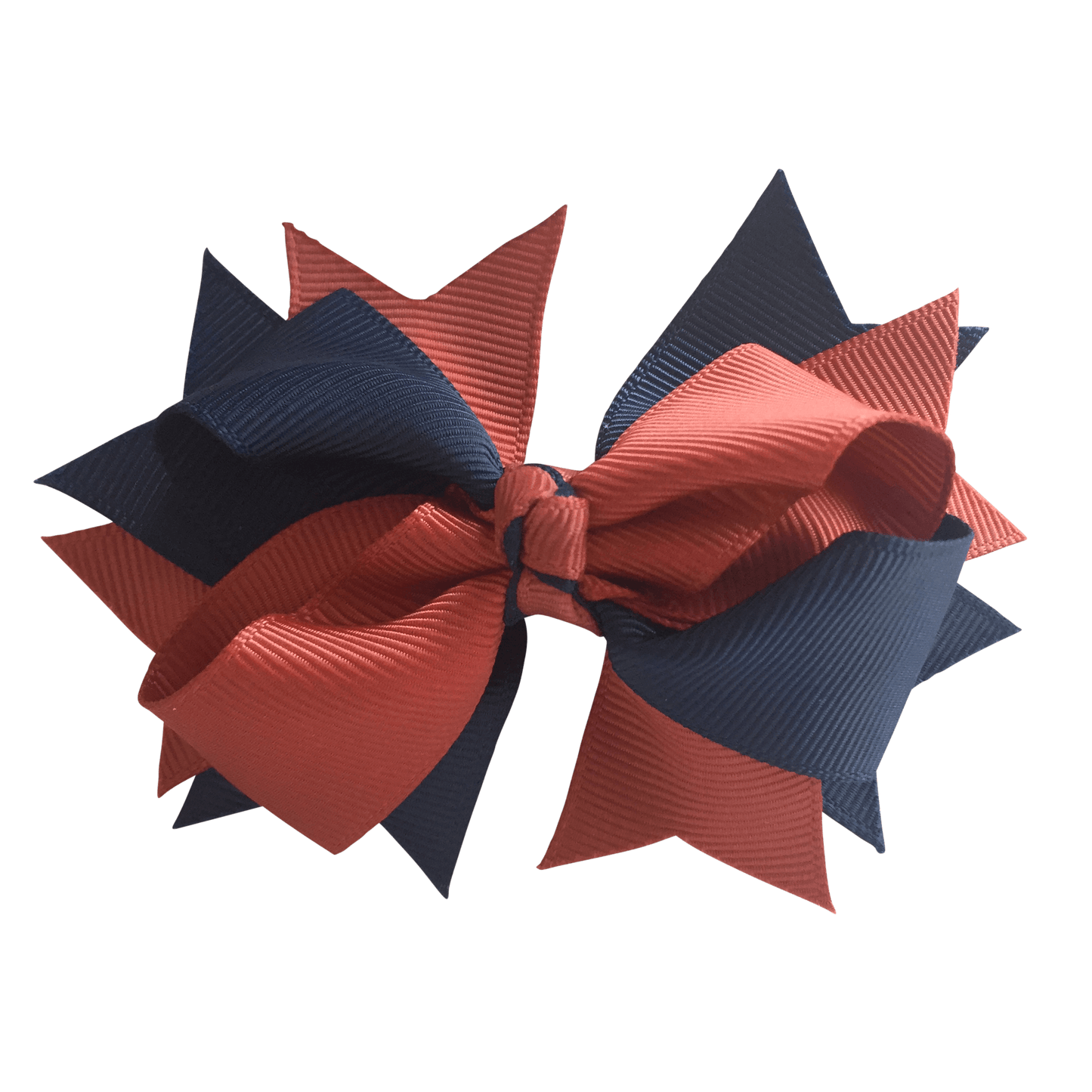 Terracotta & Navy Hair Accessories - Ponytails and Fairytales