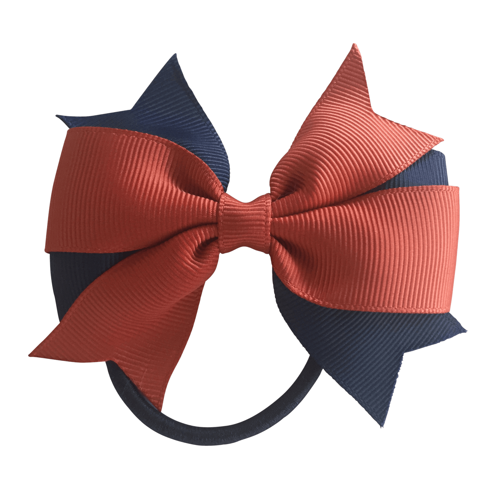 Terracotta & Navy Hair Accessories - Ponytails and Fairytales